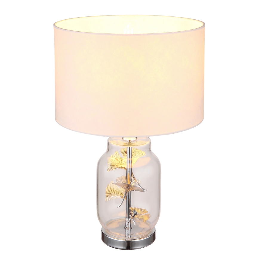 Globo - Stolna lampa 1xE27/40W/230V bijela