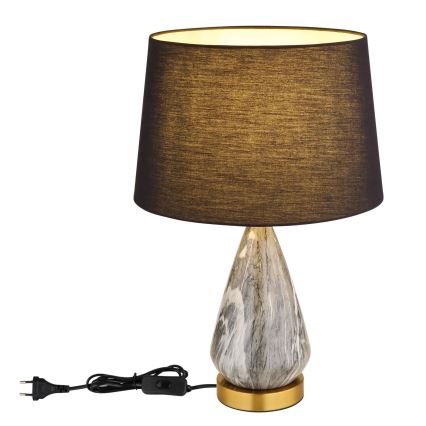 Globo - Stolna lampa 1xE27/40W/230V crna
