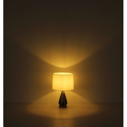 Globo - Stolna lampa 1xE27/40W/230V bijela
