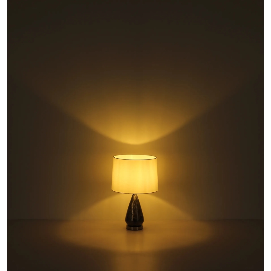 Globo - Stolna lampa 1xE27/40W/230V bijela