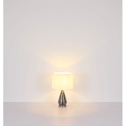 Globo - Stolna lampa 1xE27/40W/230V bijela