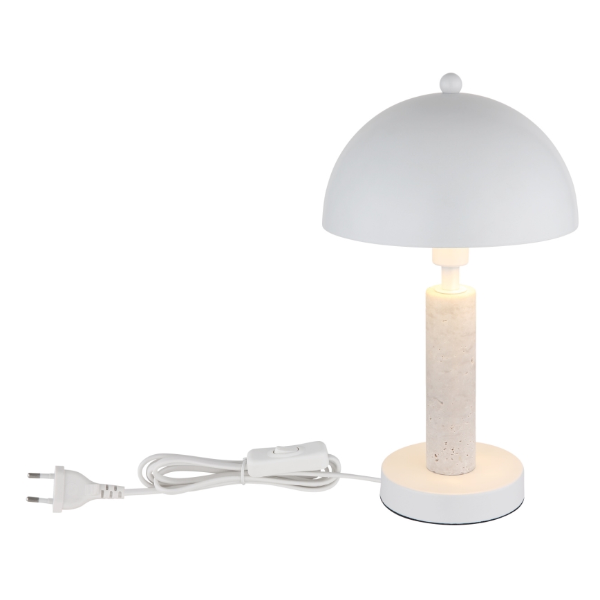 Globo - Stolna lampa 1xE14/40W/230V bijela