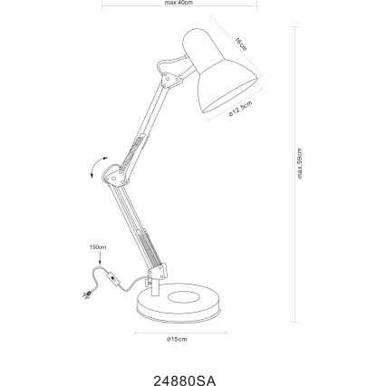 Globo - Stolna svjetiljka 1xE27/40W/230V