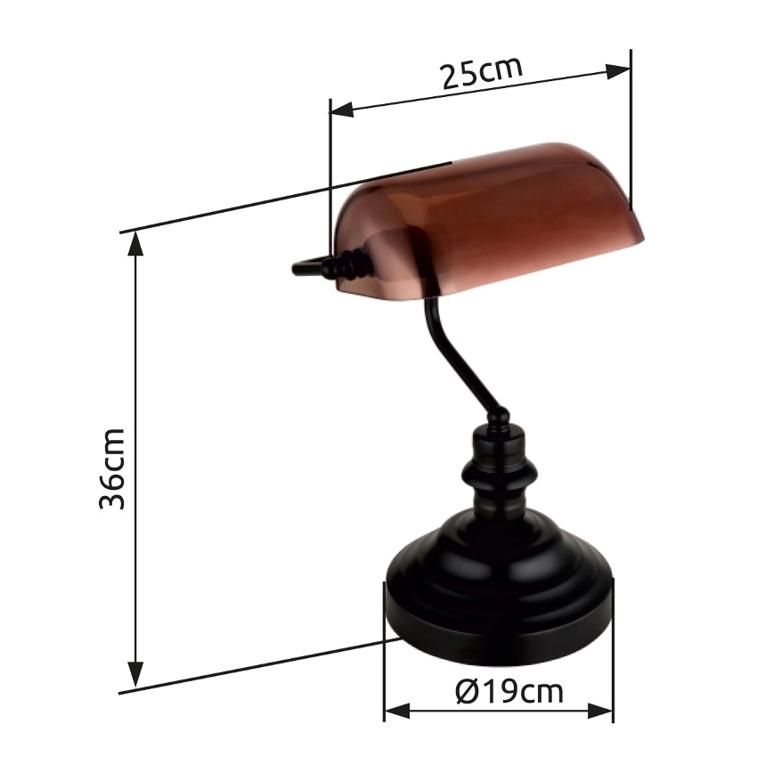 Globo - Stolna lampa 1xE27/60W/230V