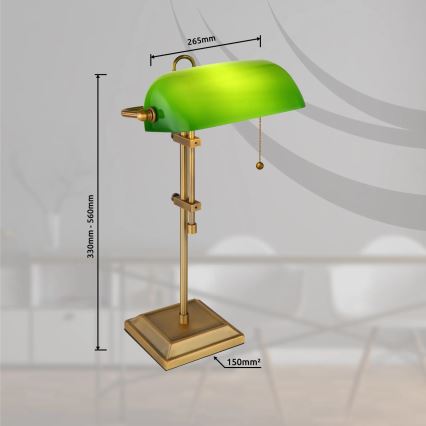 Globo - Stolna lampa 1xE27/40W/230V
