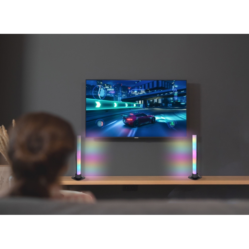 Globo RGB- SET 2x LED RGB Prigušiva stolna lampa 2u1 LED/2W/5V USB Wi-Fi Tuya