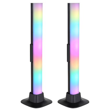 Globo RGB- SET 2x LED RGB Prigušiva stolna lampa 2u1 LED/2W/5V USB Wi-Fi Tuya
