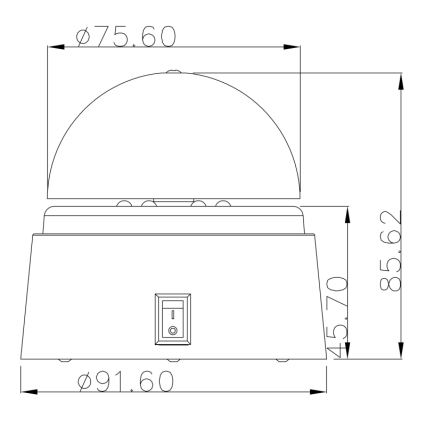 Globo - LED Dekorativna lampa 6xLED/0,06W/3xAA