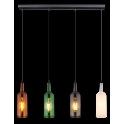 Globo - Luster na sajli 4xE27/8W/230V