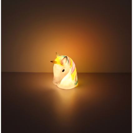 Globo - LED dječja noćna lampa LED/1W/230/4,5V 3xAA jednorog