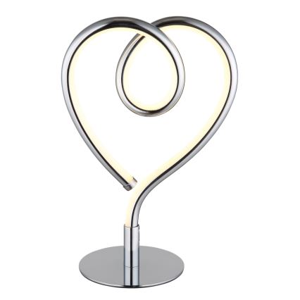 Globo - LED Stolna lampa LED/6W/230V sjajni krom
