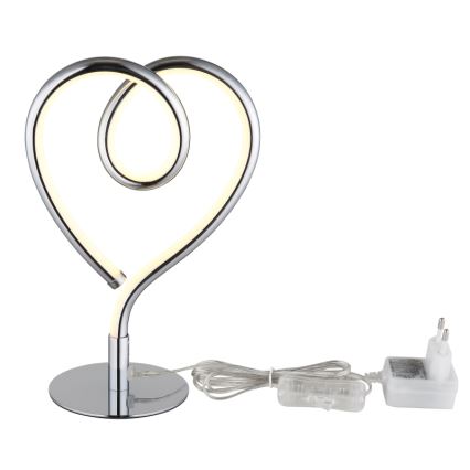 Globo - LED Stolna lampa LED/6W/230V sjajni krom