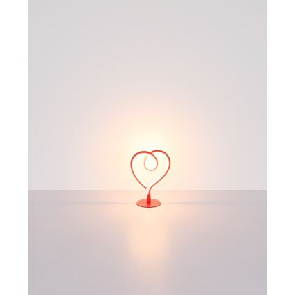 Globo - LED Stolna lampa LED/6W/230V crvena