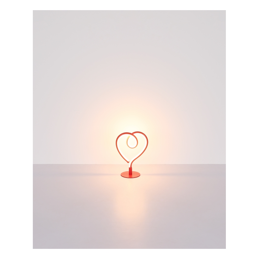 Globo - LED Stolna lampa LED/6W/230V crvena