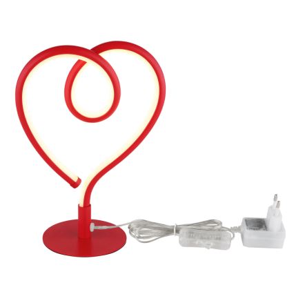 Globo - LED Stolna lampa LED/6W/230V crvena