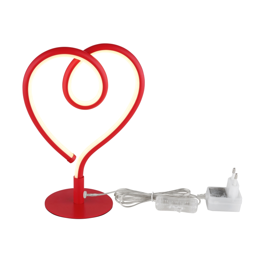 Globo - LED Stolna lampa LED/6W/230V crvena
