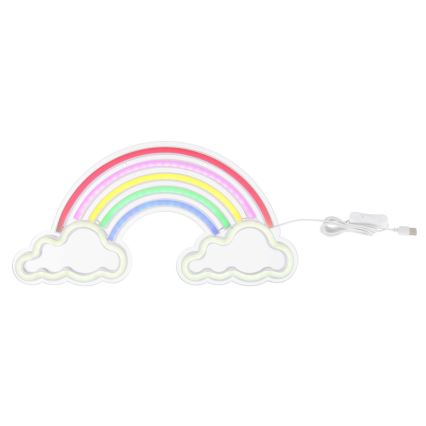 Globo - LED Neonska zidna dekoracija LED/3W/USB duga