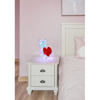 Globo - LED Dekoracija za stol LED/6W/5V USB medvjed
