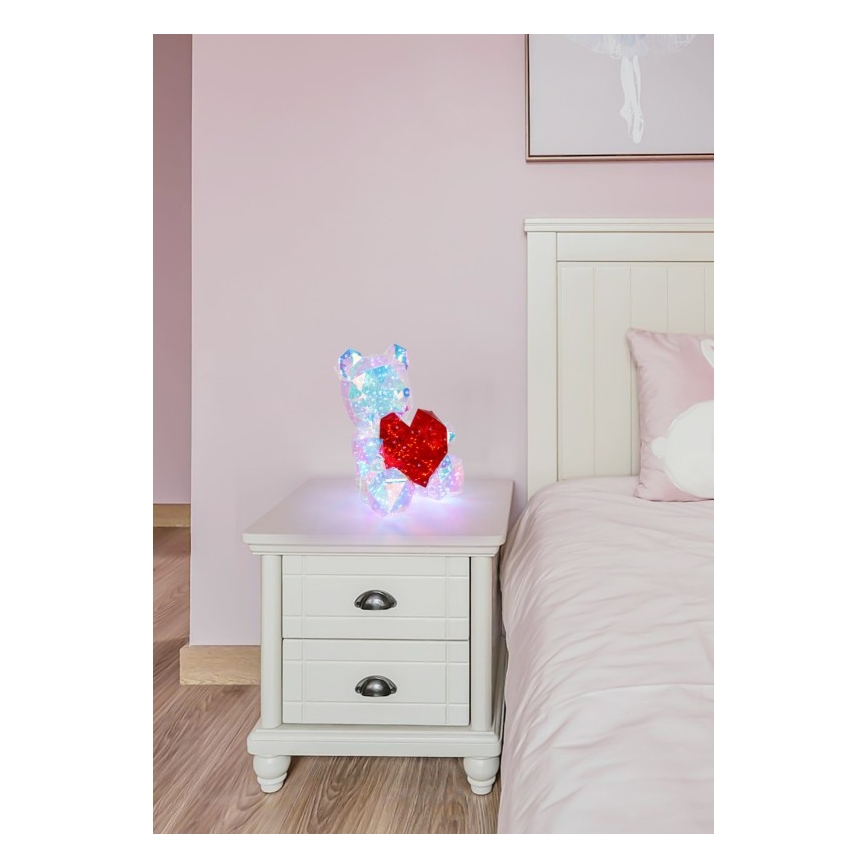 Globo - LED Dekoracija za stol LED/6W/5V USB medvjed