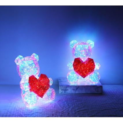 Globo - LED Dekoracija za stol LED/6W/5V USB medvjed