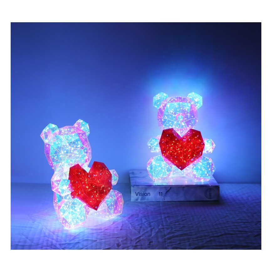 Globo - LED Dekoracija za stol LED/6W/5V USB medvjed