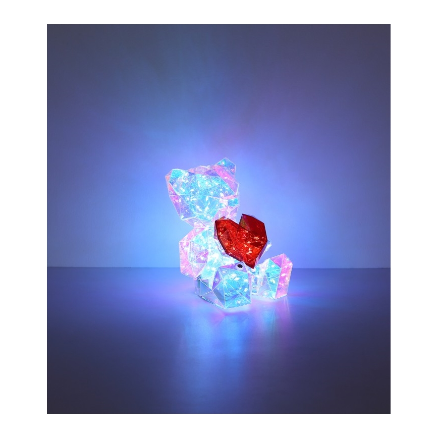 Globo - LED Prigušiva punjiva stolna dekoracija LED/3W/5V 1200 mAh medvjed