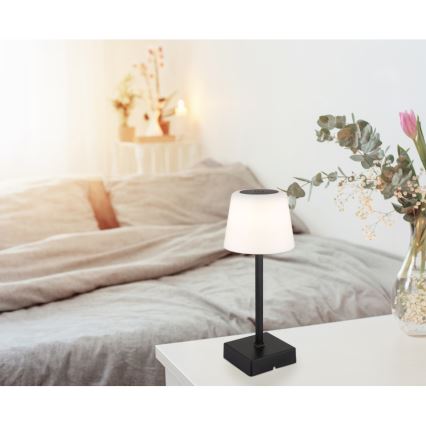 Globo - LED Prigušiva stolna lampa na dodir LED/2W/5V 3000/4500/6500K 800 mAh crna