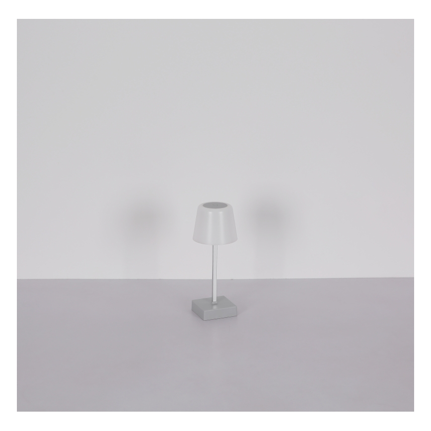 Globo - LED Prigušiva stolna lampa na dodir LED/2W/5V 3000/4500/6500K 800 mAh srebrna
