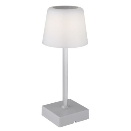 Globo - LED stolna lampa s dodirnim upravljanjem svjetline LED/2W/5V 3000/4500/6500K 800 mAh srebrna