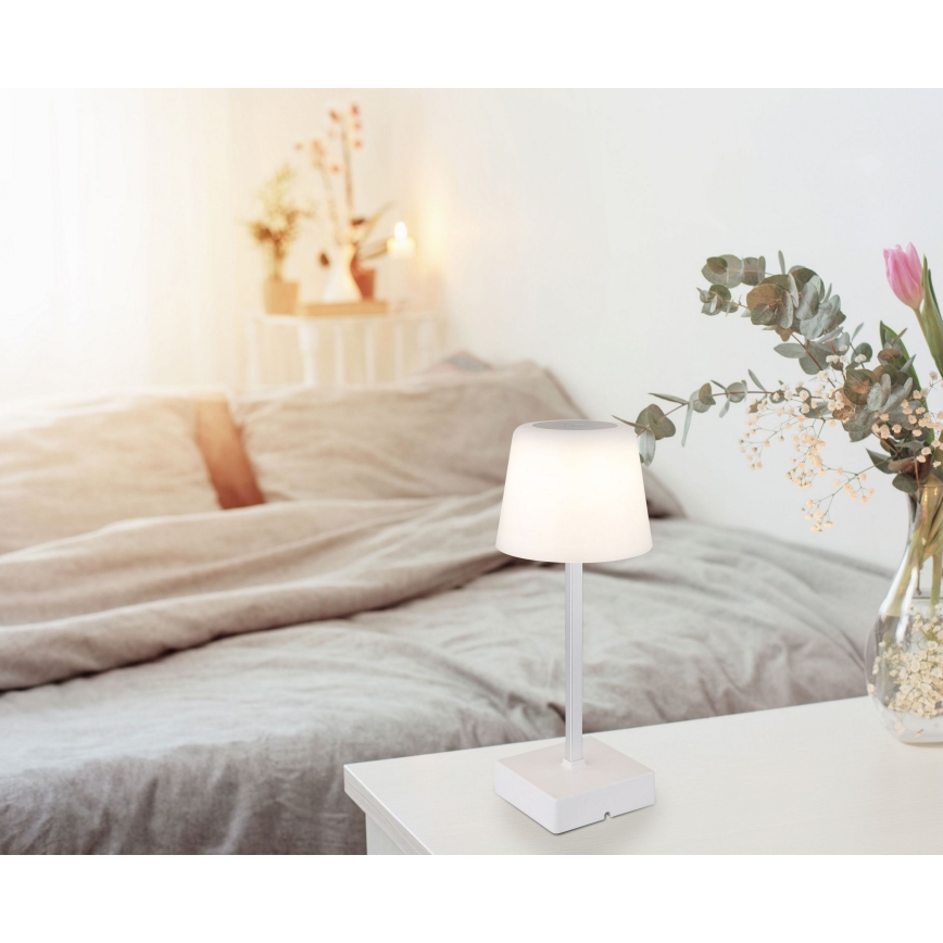 Globo - LED Prigušiva stolna lampa na dodir LED/2W/5V 3000/4500/6500K 800 mAh bijela
