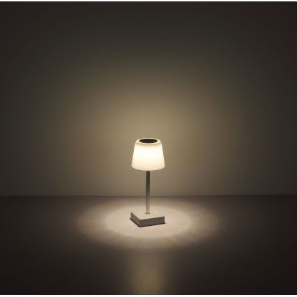 Globo - LED Prigušiva stolna lampa na dodir LED/2W/5V 3000/4500/6500K 800 mAh bijela