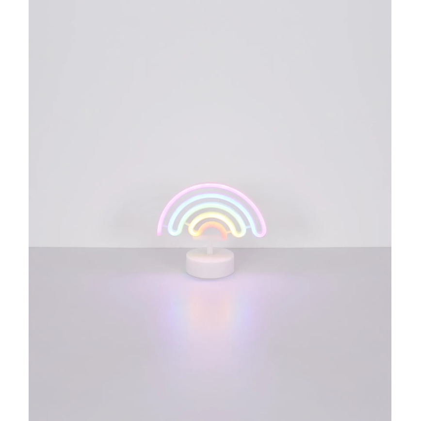 Globo - LED Neonska stolna dekoracija LED/2W/3xAA duga