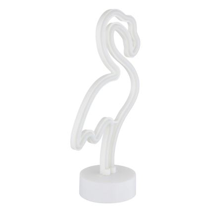 Globo - LED Neonska stolna dekoracija LED/2W/3xAA flamingo