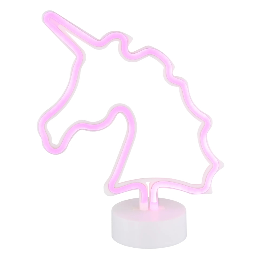 Globo - LED Neonska stolna dekoracija LED/2W/3xAA jednorog