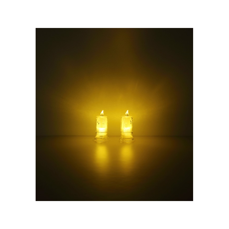 Globo - SET 2x LED Svijeća LED/0,25W/3xLR1130