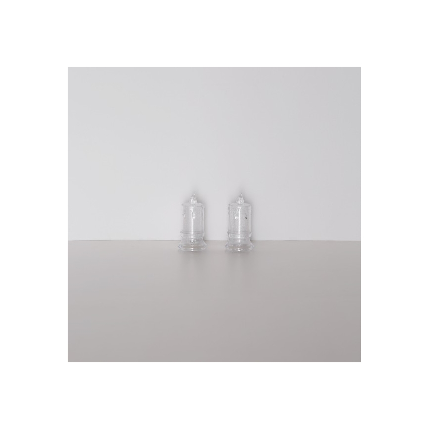 Globo - SET 2x LED Svijeća LED/0,25W/3xLR1130