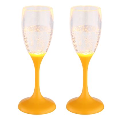 Globo - SET 2x LED Čaša LED/0,06W/2xCR2032
