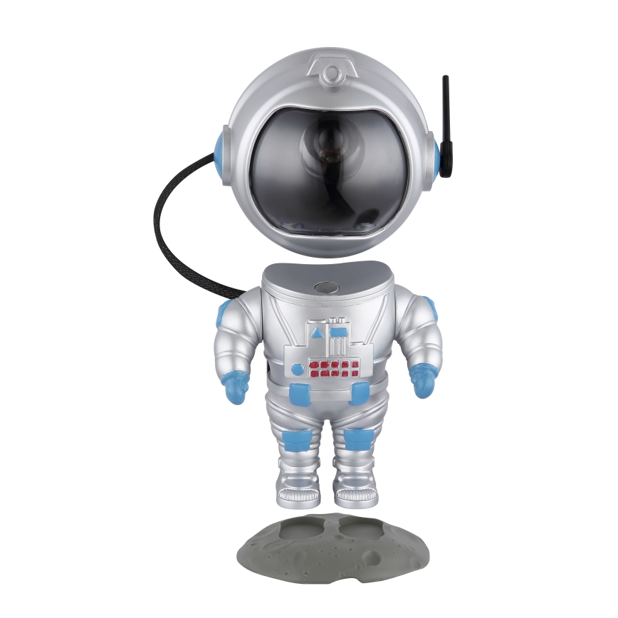 Globo - LED RGB Stolna lampa LED/4,5W/5V astronaut srebrna