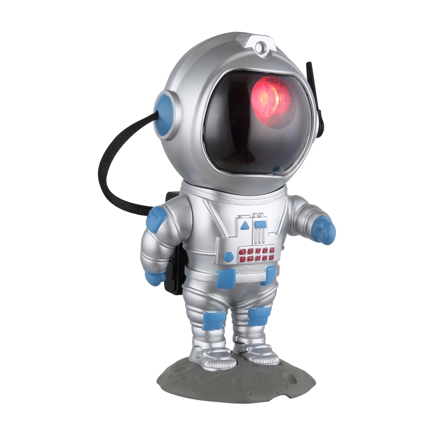 Globo - LED RGB Stolna lampa LED/4,5W/5V astronaut srebrna