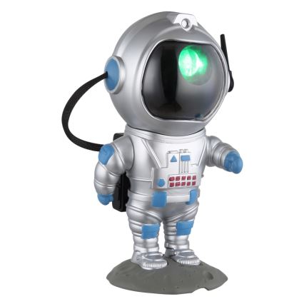 Globo - LED RGB Stolna lampa LED/4,5W/5V astronaut srebrna