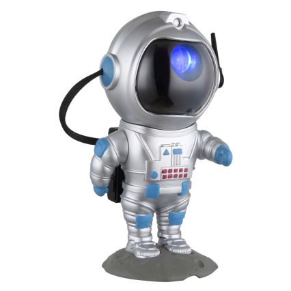 Globo - LED RGB Stolna lampa LED/4,5W/5V astronaut srebrna