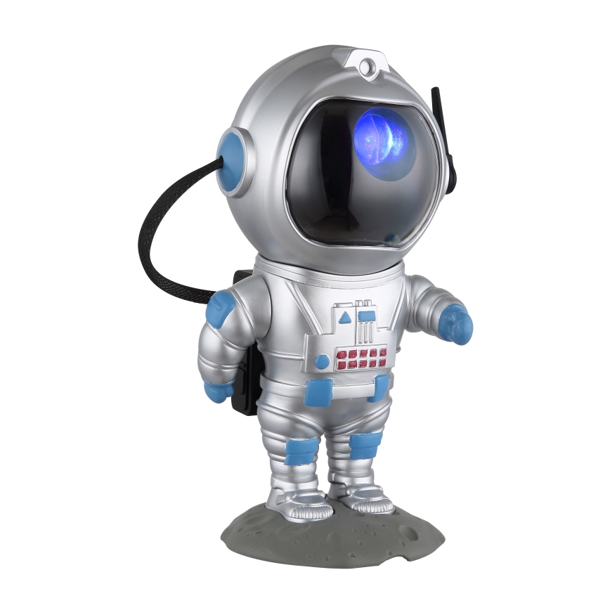 Globo - LED RGB Stolna lampa LED/4,5W/5V astronaut srebrna