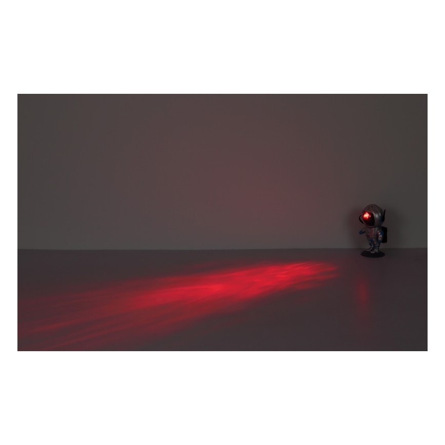 Globo - LED RGB Stolna lampa LED/4,5W/5V astronaut srebrna