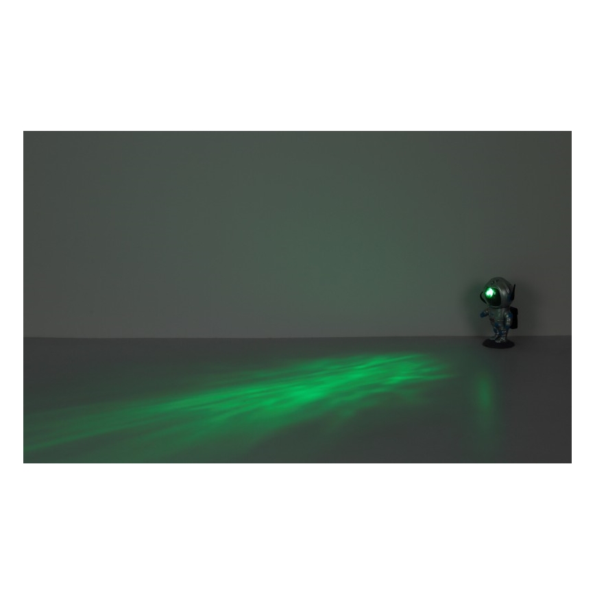 Globo - LED RGB Stolna lampa LED/4,5W/5V astronaut srebrna