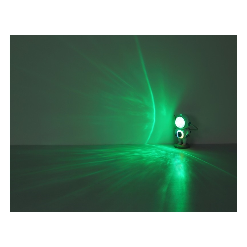 Globo - LED RGB Stolna lampa LED/6W/5V astronaut bijela
