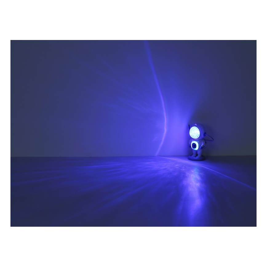 Globo - LED RGB Stolna lampa LED/6W/5V astronaut bijela