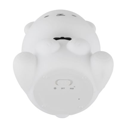 Globo - LED RGBW prigušivo punjivo dječje noćno svjetlo LED/1W/5V 1200 mAh medvjedić