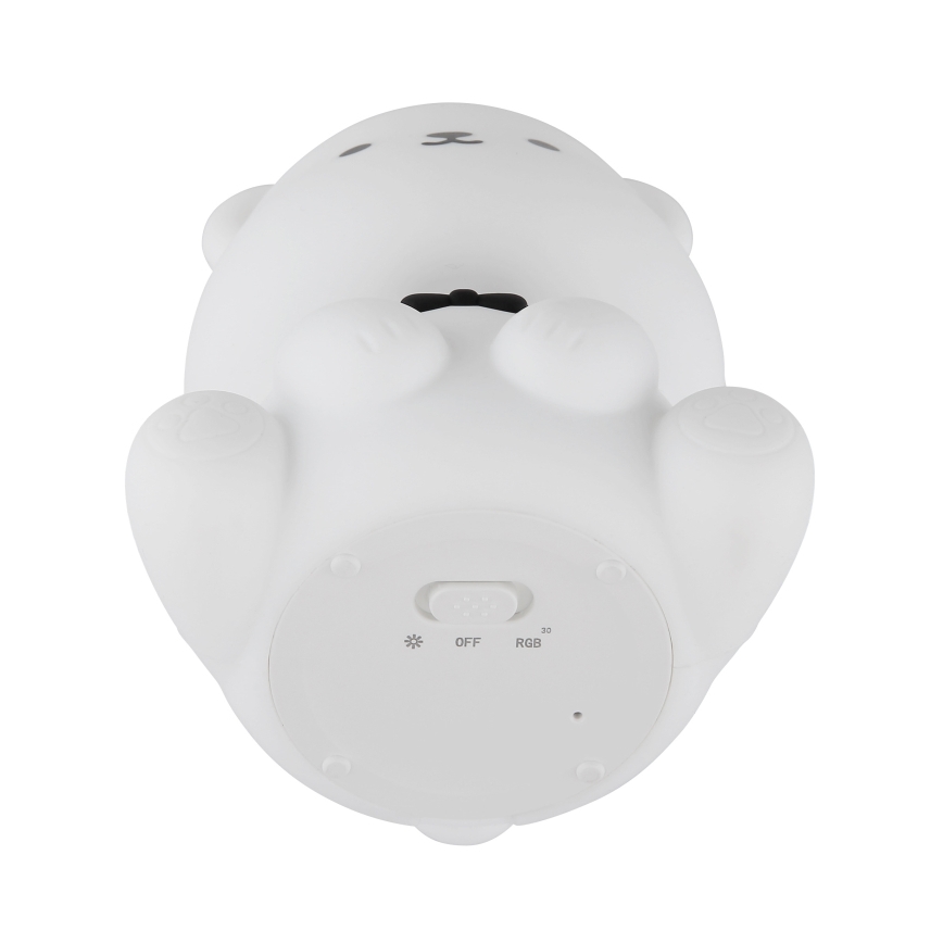 Globo - LED RGBW prigušivo punjivo dječje noćno svjetlo LED/1W/5V 1200 mAh medvjedić
