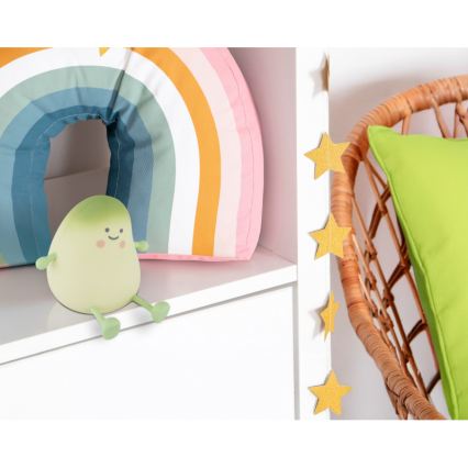 Globo - LED RGBW punjiva dječja noćna svjetiljka s mogućnošću prigušivanja LED/2W/5V 1200 mAh mango