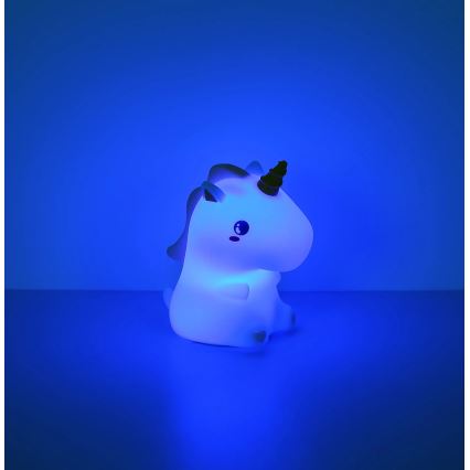 Globo - LED RGBW Prigušivo punjivo dječje noćno svjetlo LED/1,5W/5V 1200 mAh jednorog